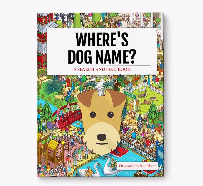 Personalised Where's {dogsName} Book